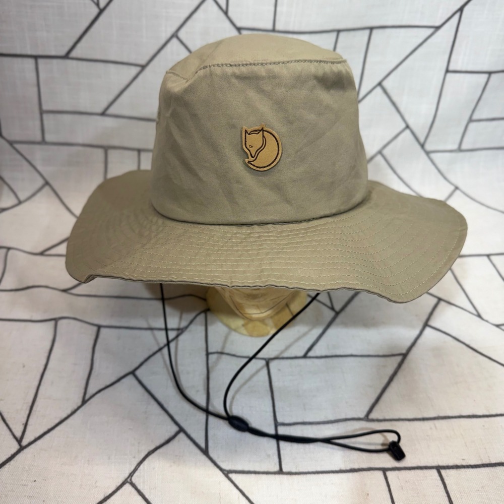 Fjallraven Hatfield Hat Size S Khaki Tan G-1000 Wide Brim Sun Hiking Hat